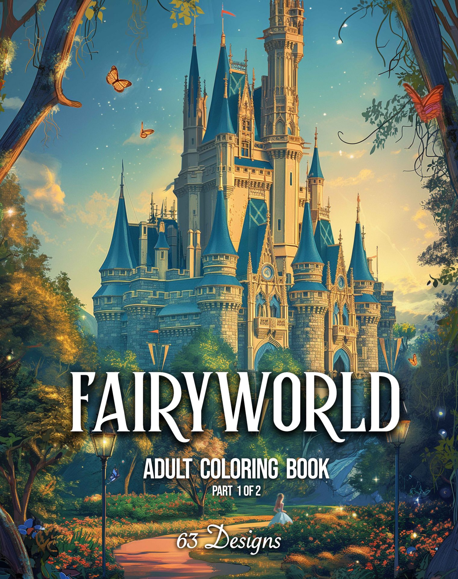 Cover - Fairyworld Adult Coloring Book 1