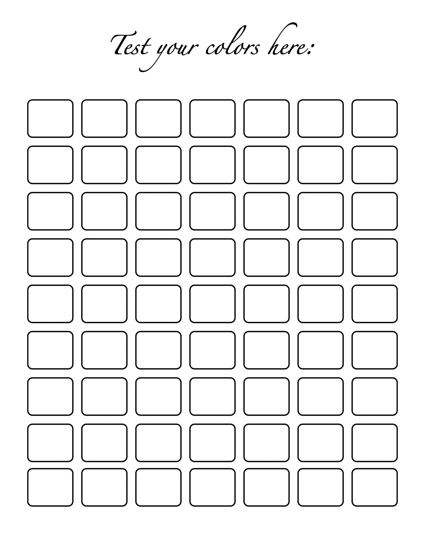 Test your colors here